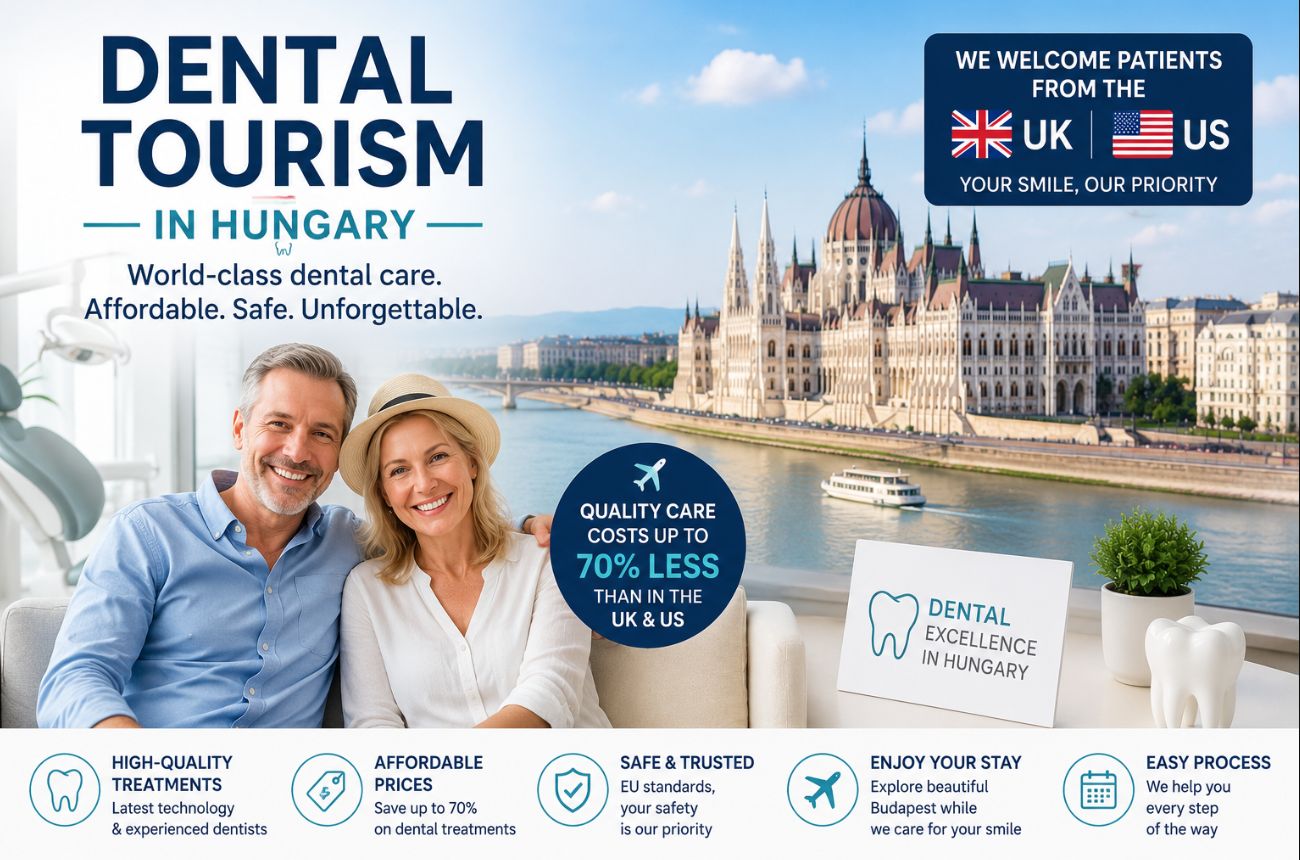 Dental tourism in Hungary for UK and US patients with affordable dental care in Budapest