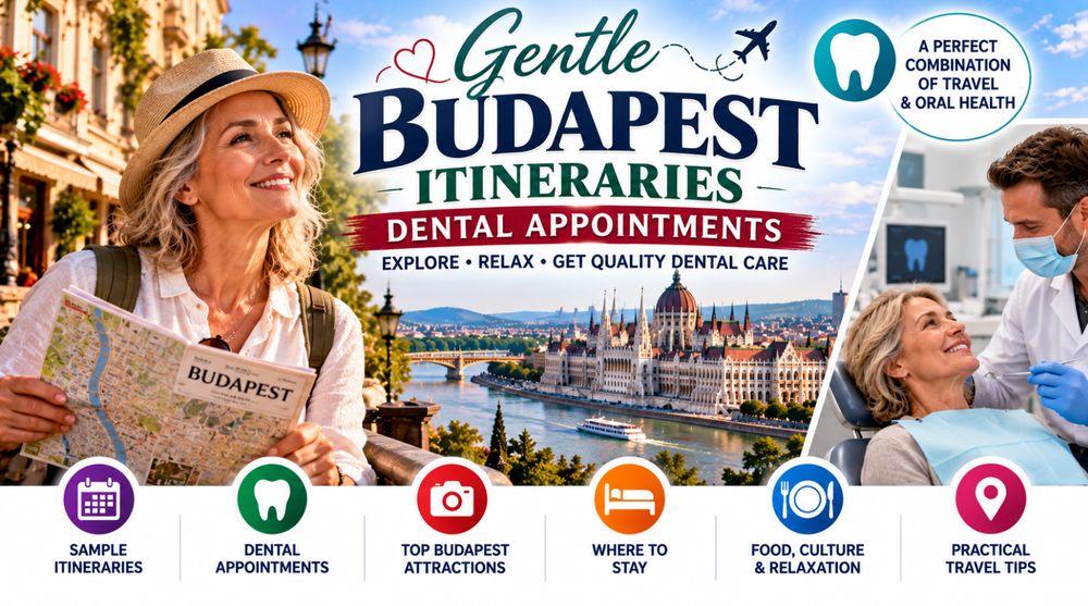 Dental Tourism - Gentle Budapest itineraries for dental appointments featuring Budapest attractions, dental care, accommodation, local cuisine and relaxing travel experiences